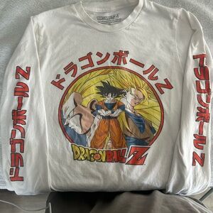 Dragon Ball Z White Long Sleeve Shirt
